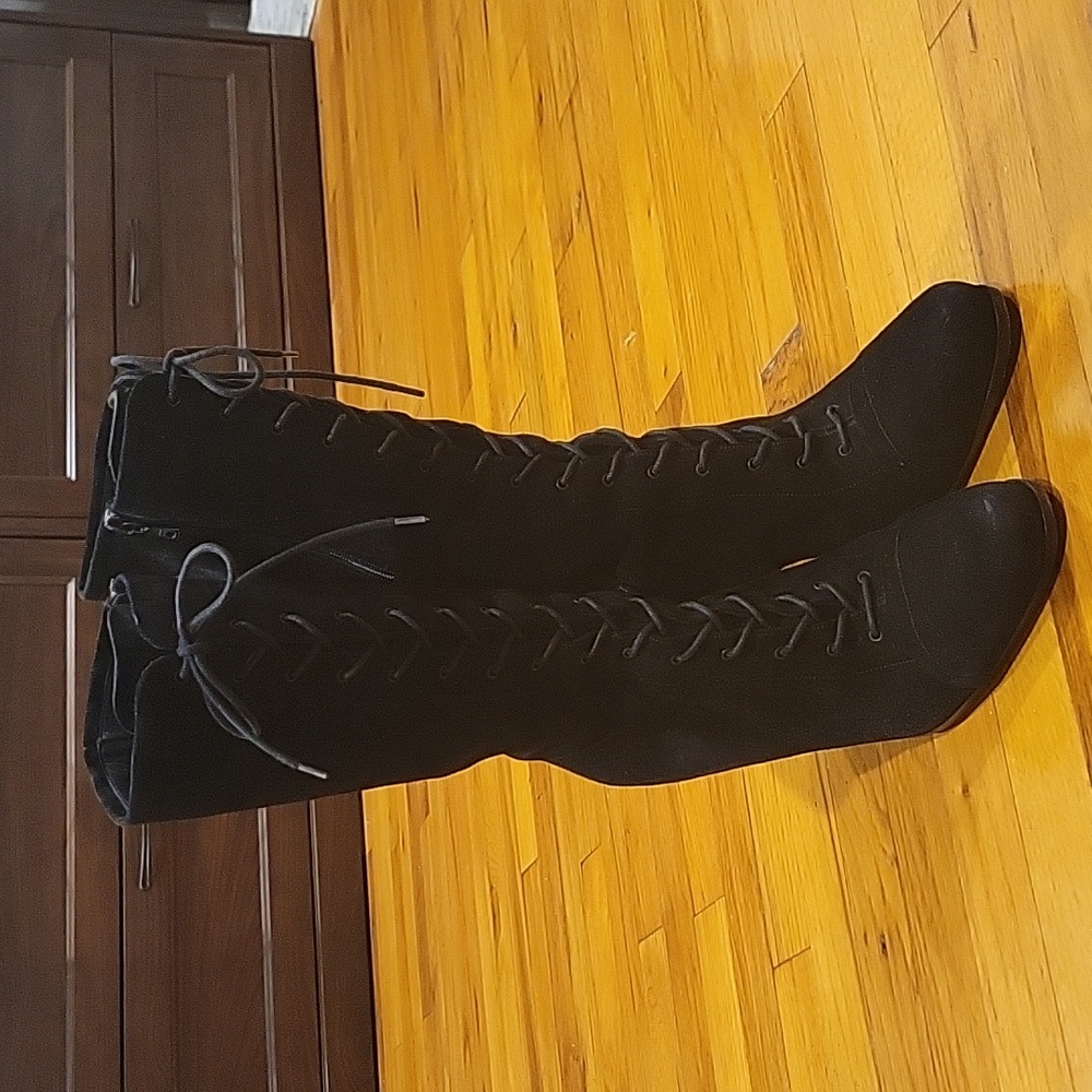 Vintage Prada Lace Up Boots. Size 39